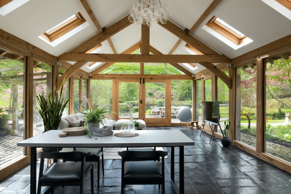 Shropshire Country Cottage | Sun Room in boutique holiday let | Interior Designers